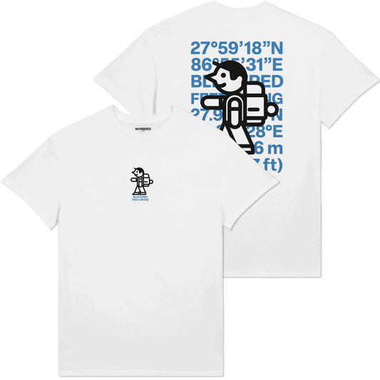 Coordinate Hiker - White