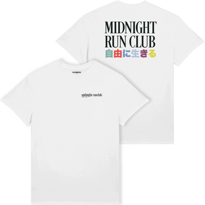 Midnight logo tee - White